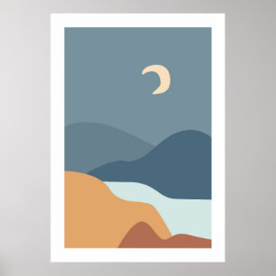 Póster poster de boho minimalista
