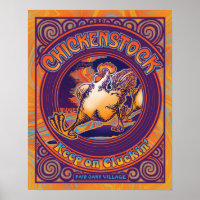 poster de Bolsa de Pollo de Oaks Justo 2014 16 x 2