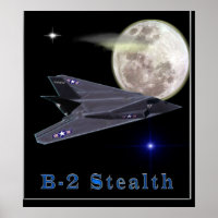 poster de bombarderos furtivos b-2