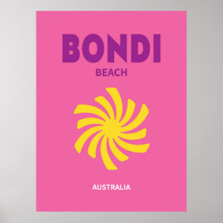 Póster Poster de Bondi Beach Australia