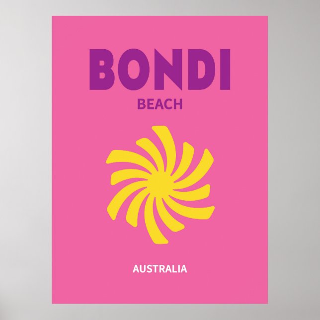 Póster Poster de Bondi Beach Australia (Frente)