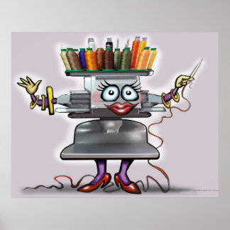Póster Poster de bordado