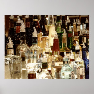Póster Poster de Botellas de Liquor