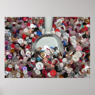 Póster Poster de botones