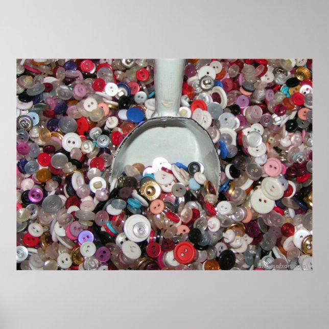 Póster Poster de botones (Frente)