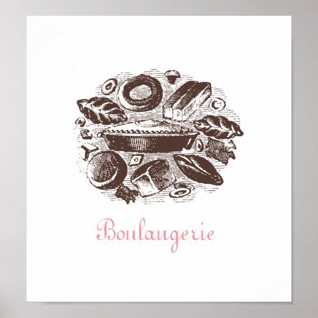 Póster Poster de Boulangerie (Frente)