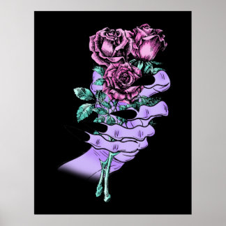 Póster Poster de Bouquet gótico