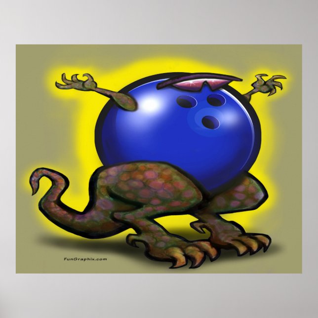 Póster Poster de Bowling Beast (Frente)