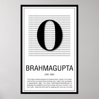 Póster Poster de Brahmagupta