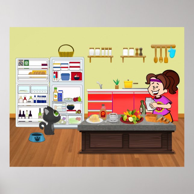 Póster Poster de Breakfast Buddies (Frente)