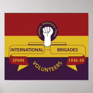 Póster Poster de Brigadas Internacionales