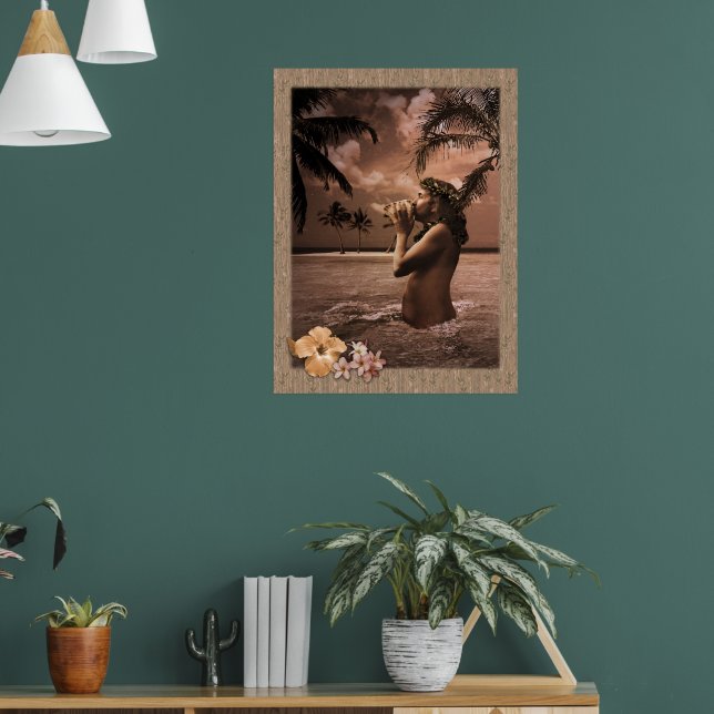 Póster Poster de brillo de concha sin marco de salida (Salón 1)