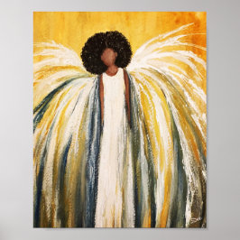 Póster Poster de brillo de lienzo premium de Ángel Guardi