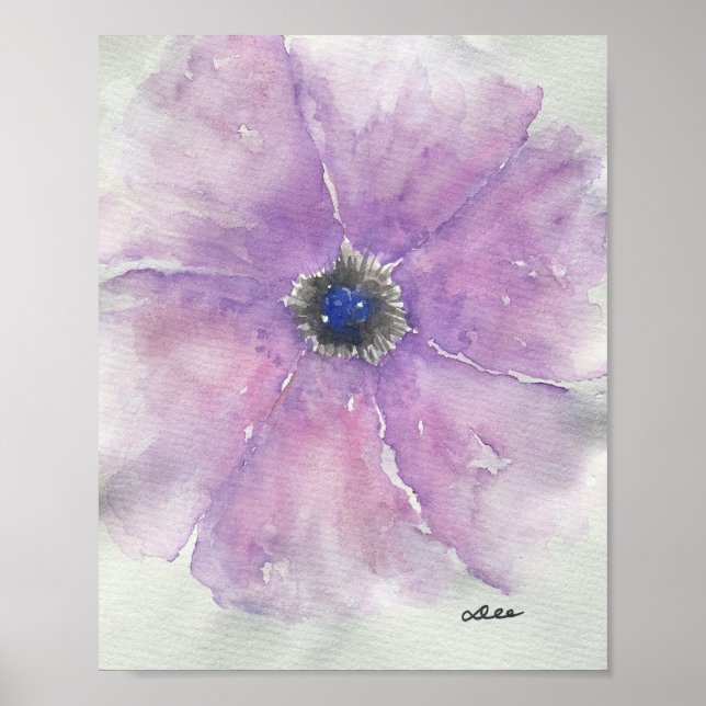 Póster Poster de brillo de lienzo Purple Passion Premium  (Frente)