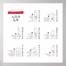 poster de Brocades Ba Duan Jin QiGong