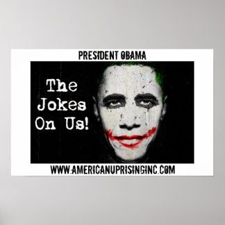 Póster Poster de broker de Obama AUI