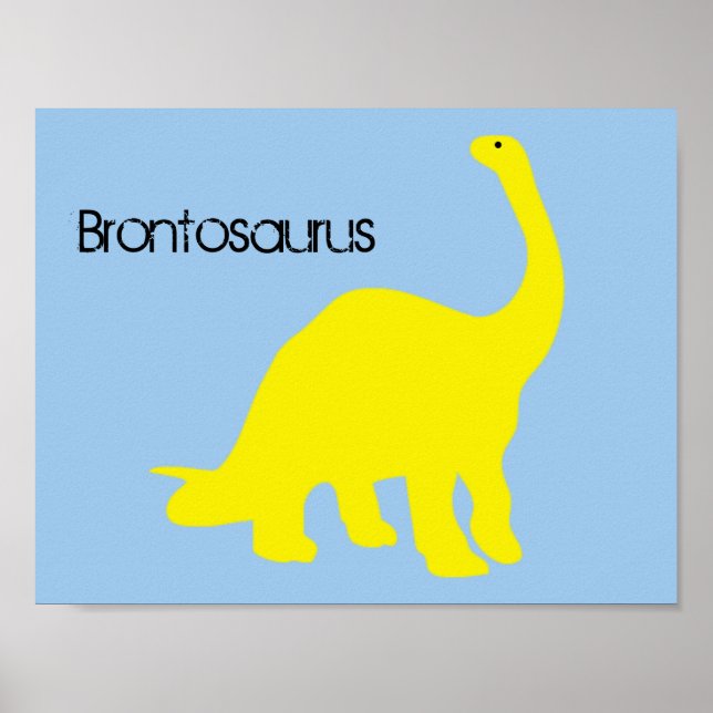 Póster Poster de Brontosauro (Frente)