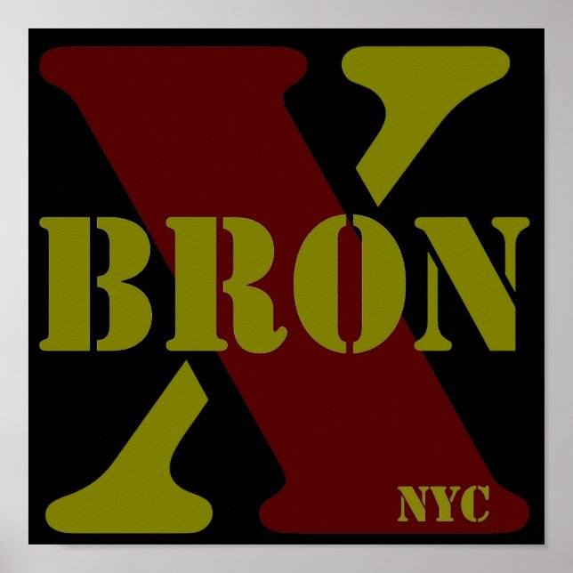 Póster Poster de BronX NYC (Frente)