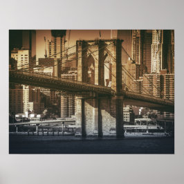 Póster poster "De Brooklyn a Manhattan"