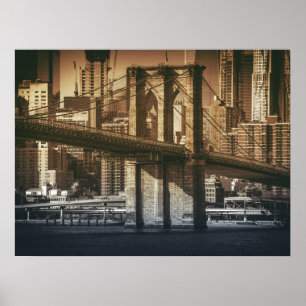 Póster poster "De Brooklyn a Manhattan"