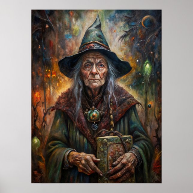 Póster Poster de Brujas de Halloween (Frente)