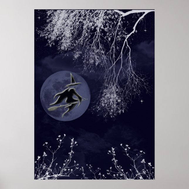 Póster Poster de Brujas y Luna (Frente)