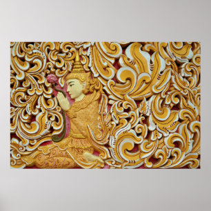 Póster poster de buddha de tailandia