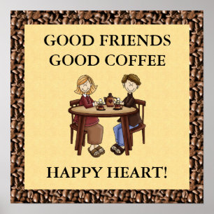 Póster Poster de buenos amigos