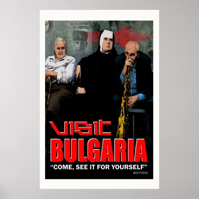 Póster Poster de Bulgaria (Frente)