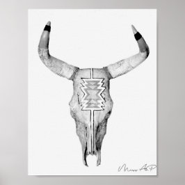 Póster Poster de Bull Skull