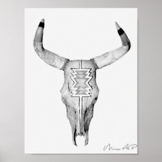 Póster Poster de Bull Skull