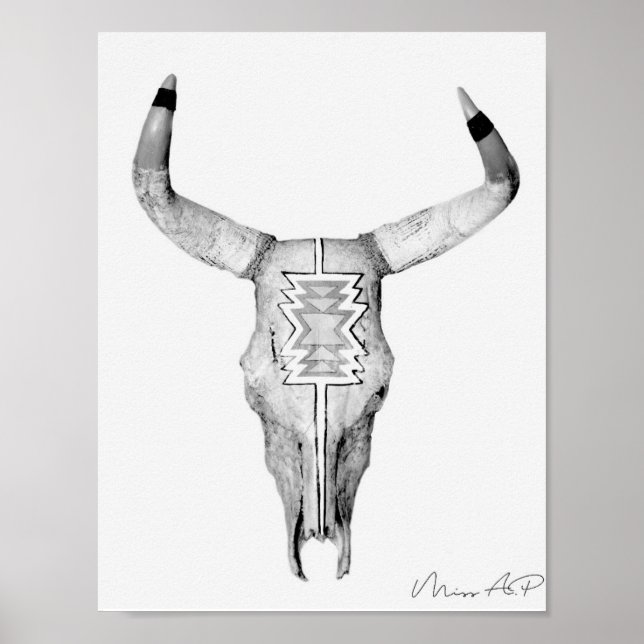 Póster Poster de Bull Skull (Frente)