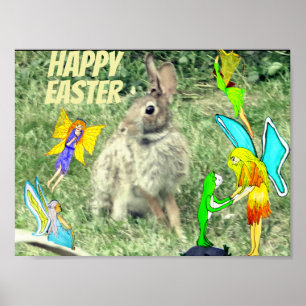 Póster Poster DE BUNNY Y FAIRS DEL ESTE
