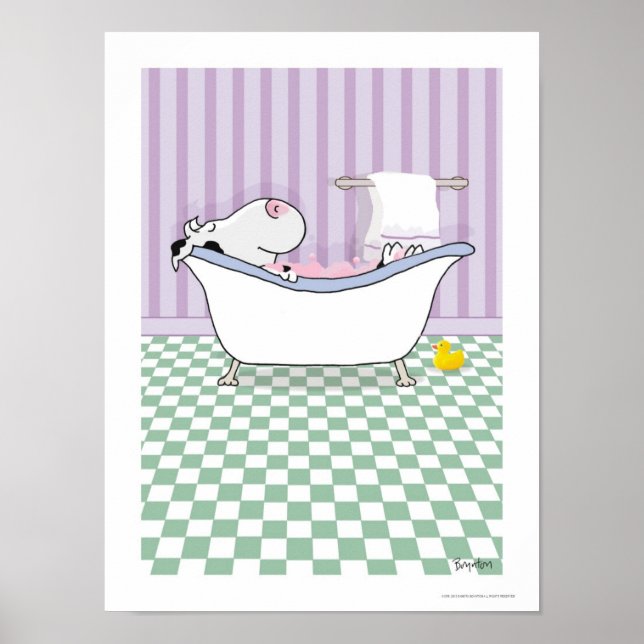 Póster POSTER de BURBBLE BATH COW de Sandra Boynton (Frente)