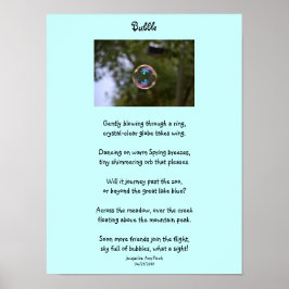 Póster Poster De Burbujas Para Niños
