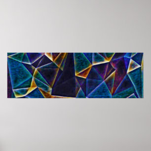 Póster Poster de burbujas rotas