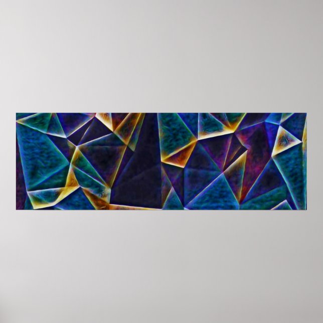 Póster Poster de burbujas rotas (Frente)