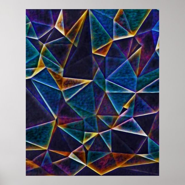 Póster Poster de burbujas rotas (Frente)