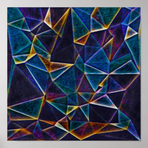 Póster Poster de burbujas rotas