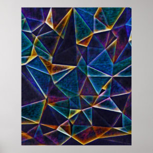 Póster Poster de burbujas rotas