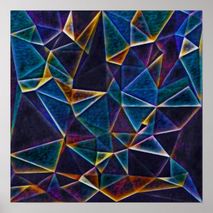 Póster Poster de burbujas rotas