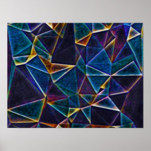 Póster Poster de burbujas rotas