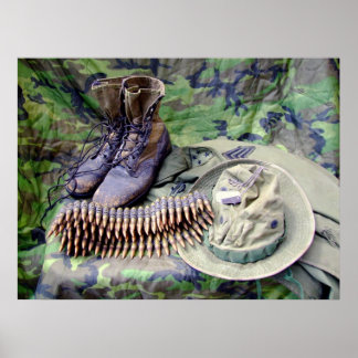 Póster Poster de Bush Gorra y Jungle Boots