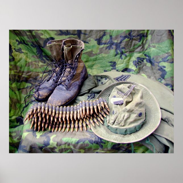 Póster Poster de Bush Gorra y Jungle Boots (Frente)