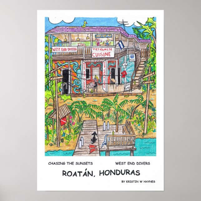 Póster Poster de buzos de West End (Frente)