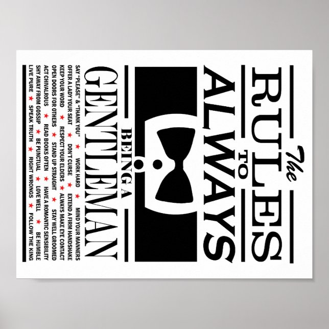 Póster Poster de Caballero (Frente)