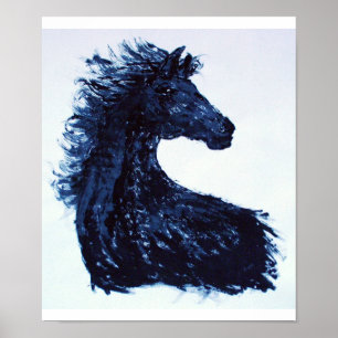 Póster Poster de Caballo Negro de Arty