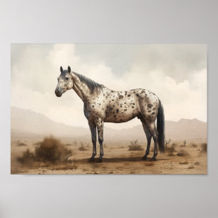 Póster Poster de caballos Appaloosa