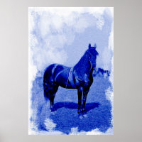 Poster de Caballos de la Unión de la Guerra Civil