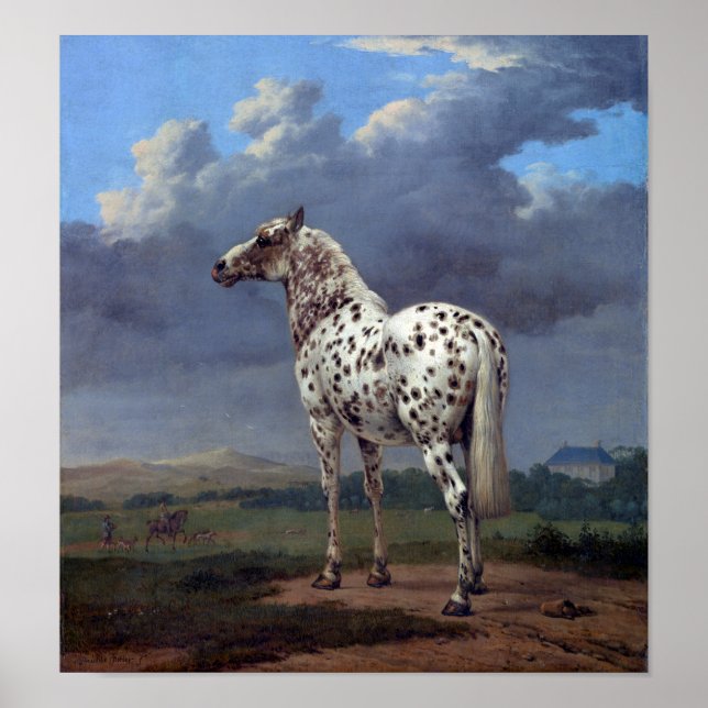 Póster Poster de Caballos de Vintage (Frente)